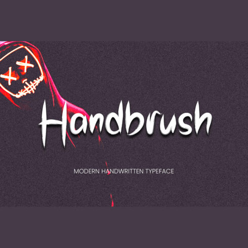 Handbrush Font main cover