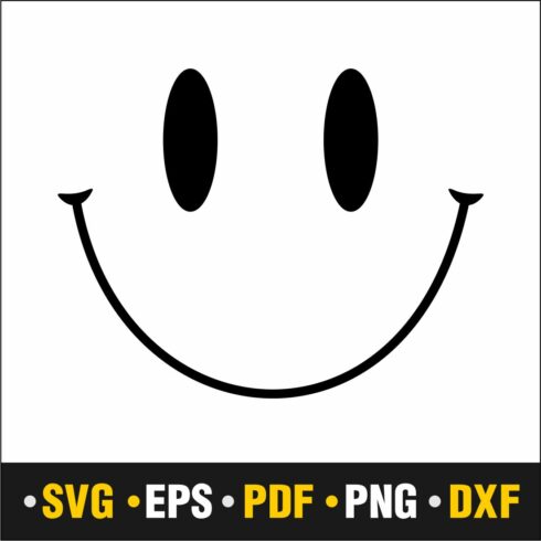 Smiley Face SVG Design cover image.