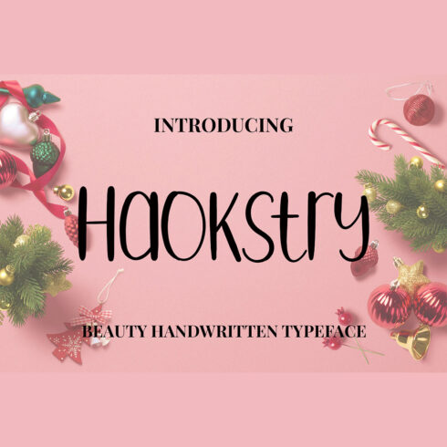 Haokstry Font main cover