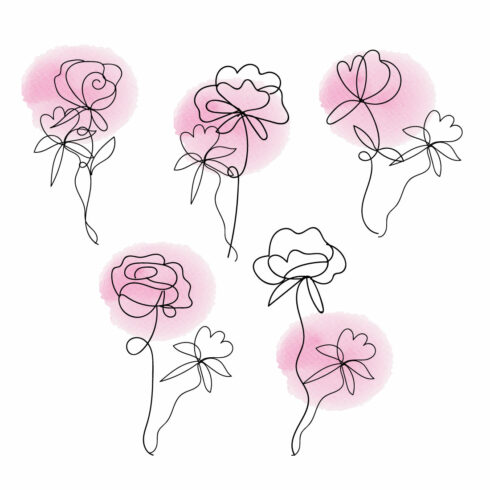 Birthday Rose Clipart main cover.