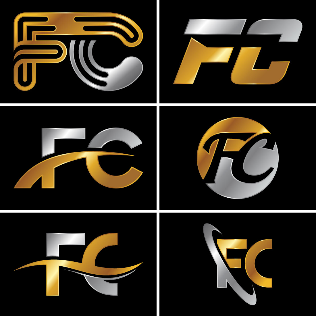 FC Letter Logo Design Graphic by Mahmudul-Hassan · Creative Fabrica
