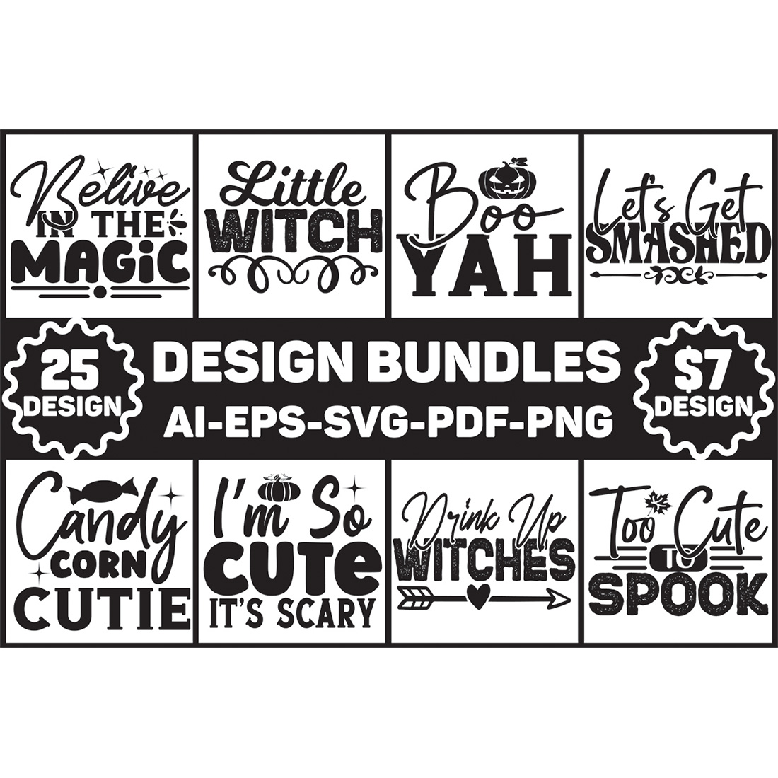 Halloween Design Bundle main cover