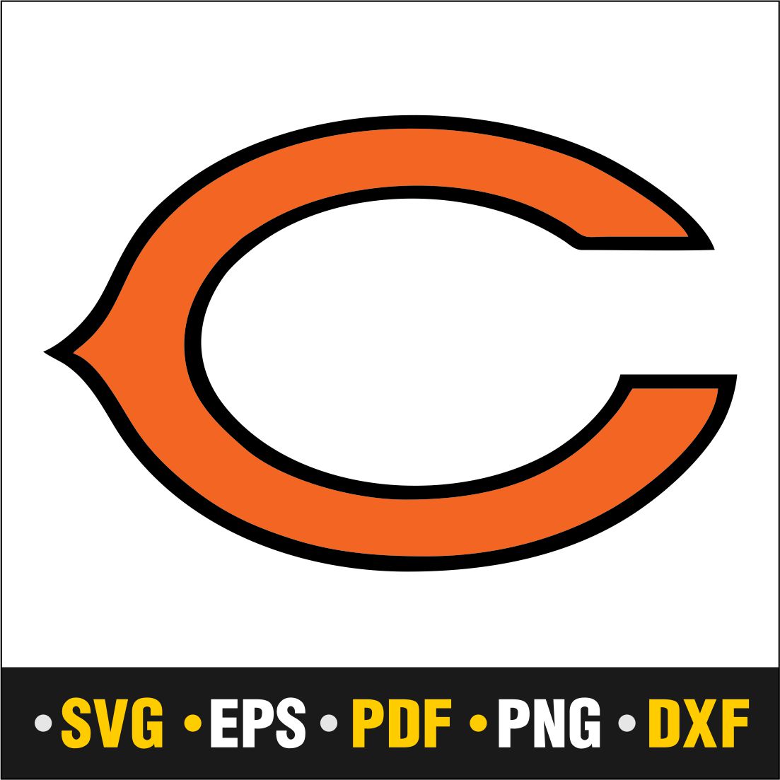 Chicago Bears C Svg Png online in USA