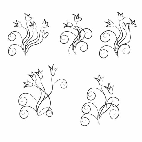 Floral Bundle SVG preview.