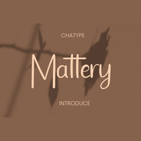 Mattery Font main cover