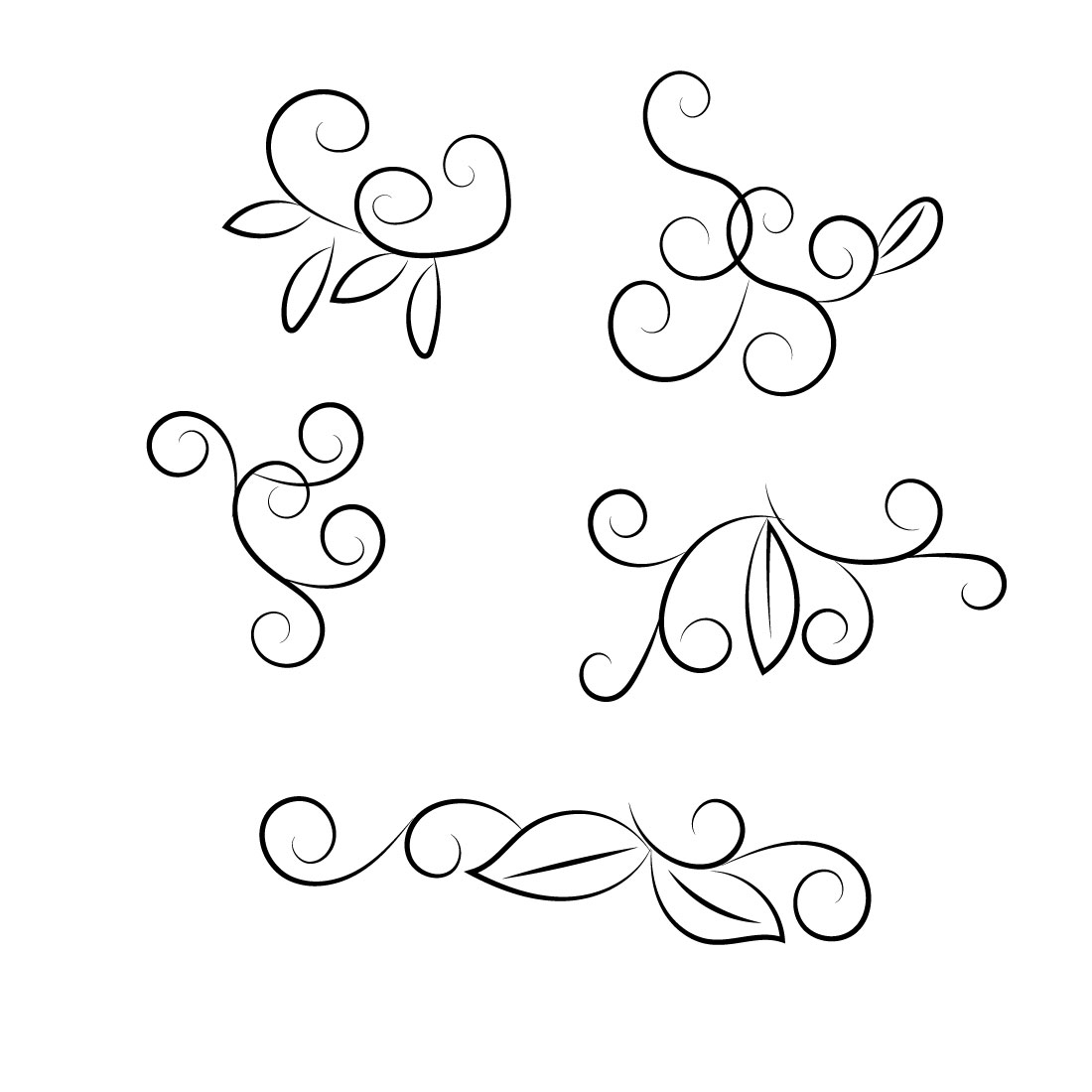 Branch Floral SVG Bundle preview.