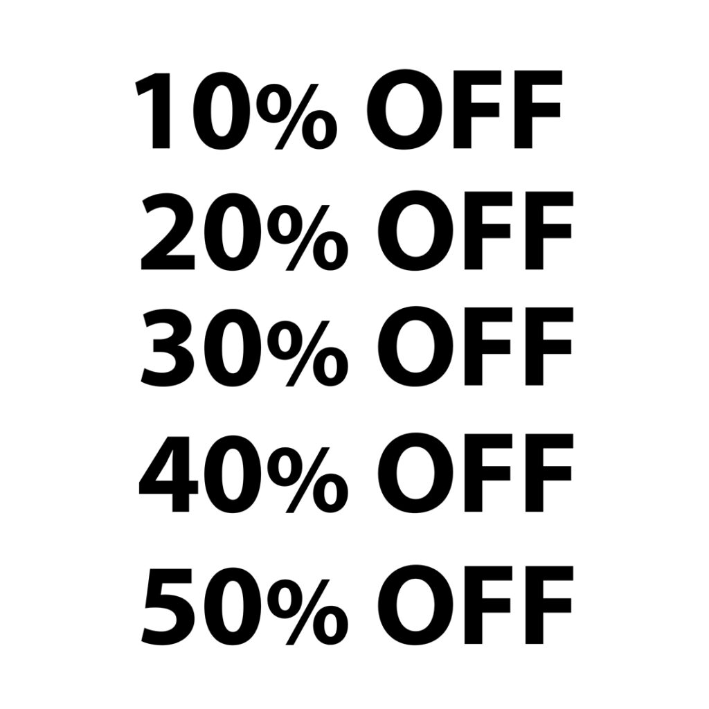 Discount and Sale Logos Design with the Vectorized MasterBundles