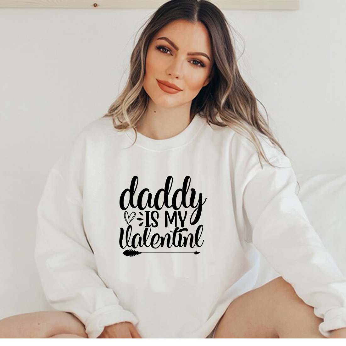 Daddy Is My Valentine T-shirt SVG Design Bundle preview image.