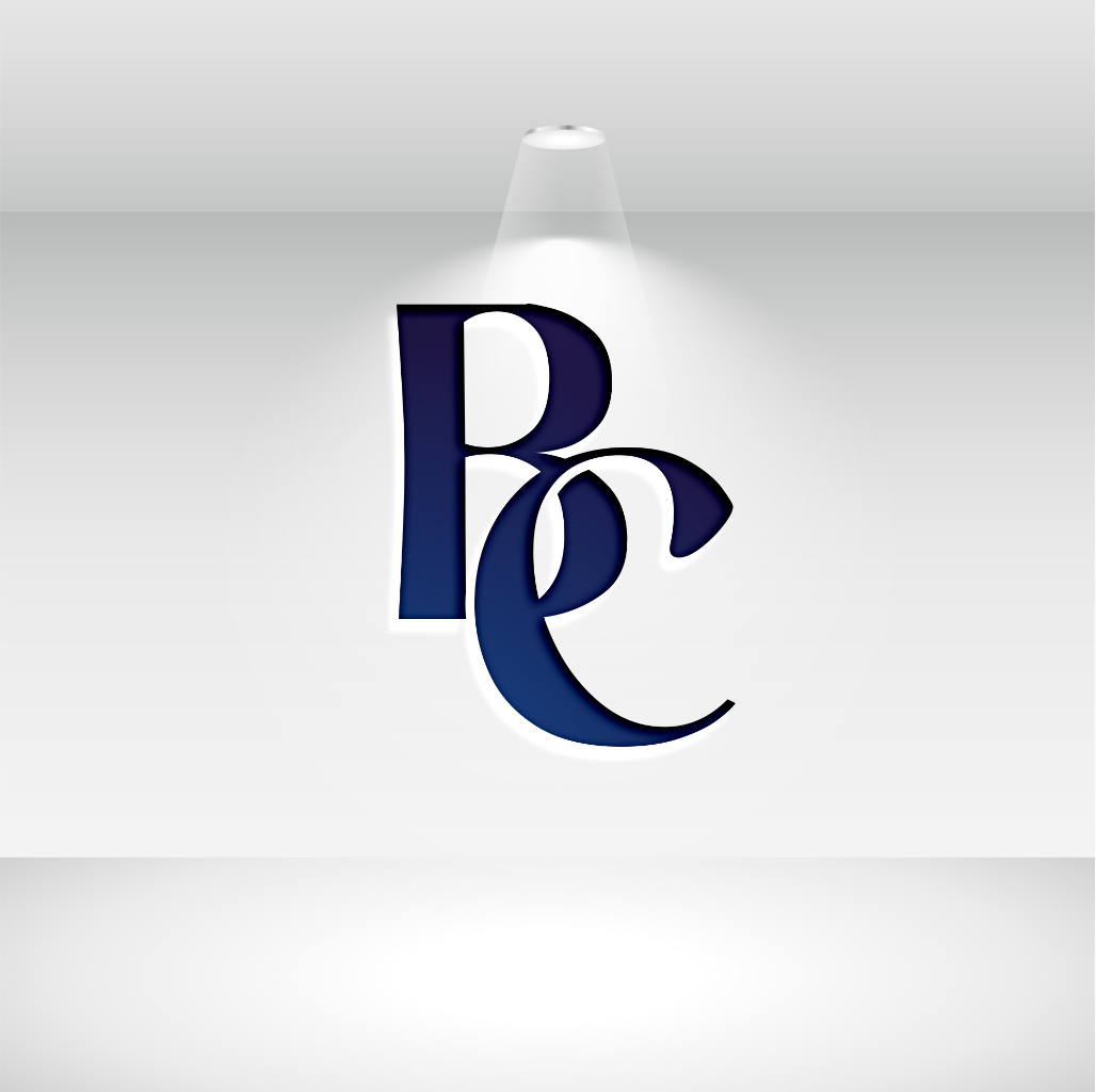 Stylish Alphabet Letter BC Logo Design preview image.