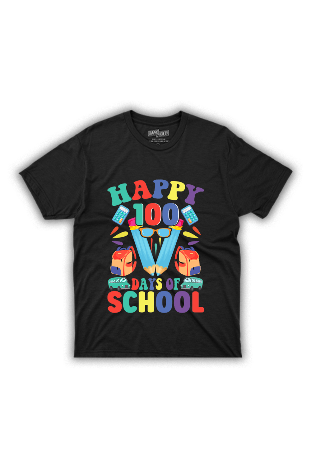 Image of a t-shirt with a great message Welcome 100 Days Of School