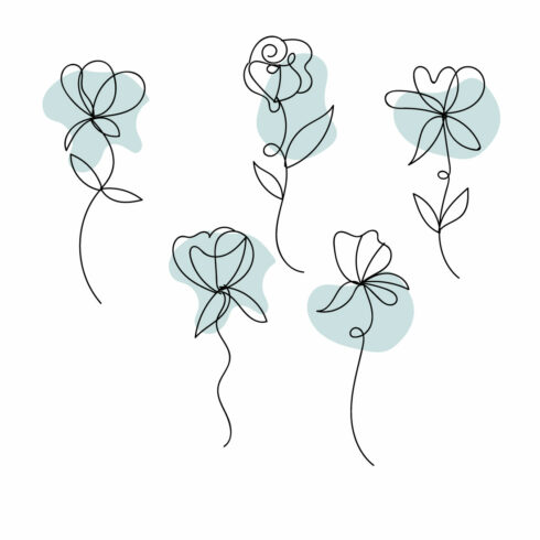 Flower Flat Illustration main cover