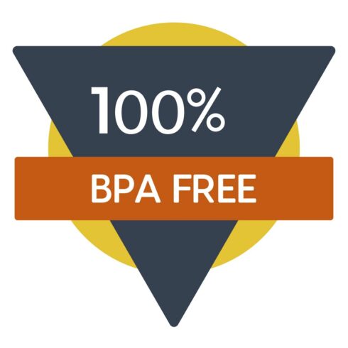 % Percentage BPA Free Sign Label Vector Art Illustration with Fantastic Font and Orange Yellow Color main cover.