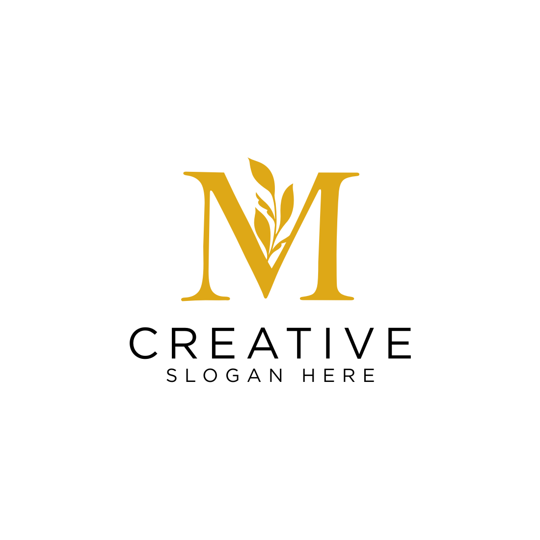 letter m logo design vector | MasterBundles
