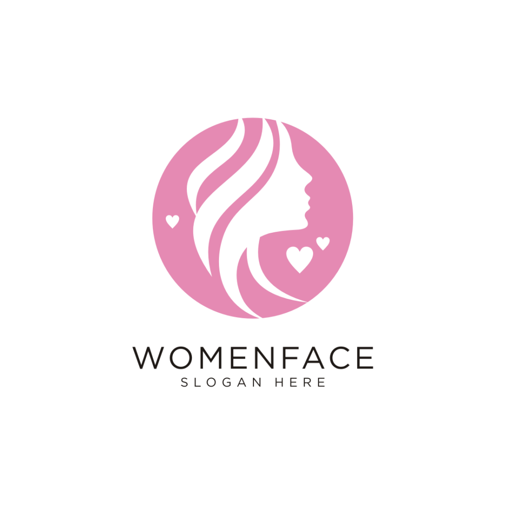 Woman Face Beauty Logo Design Vector - MasterBundles