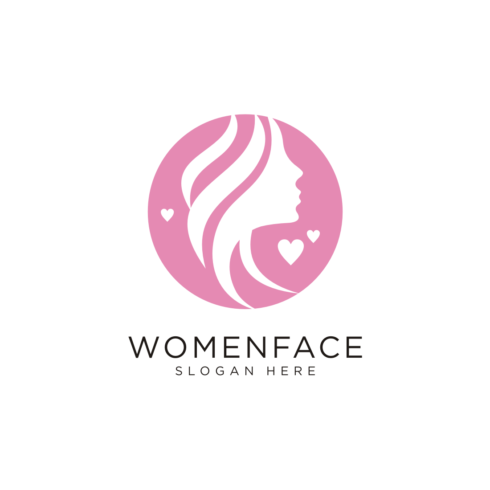 Woman Face Beauty Logo Design Vector main cover