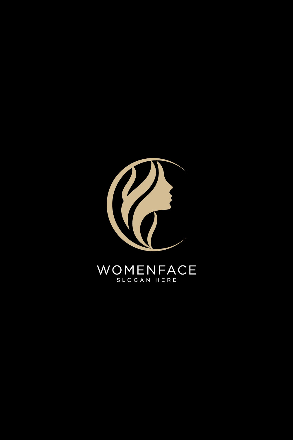 Floral Beauty Face - Non Exclusive Logo - Buy Premade Readymade Logos for  Sale