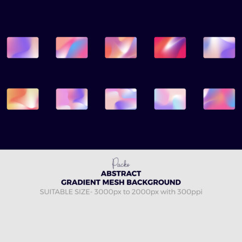Abstract Gradient Background main image.