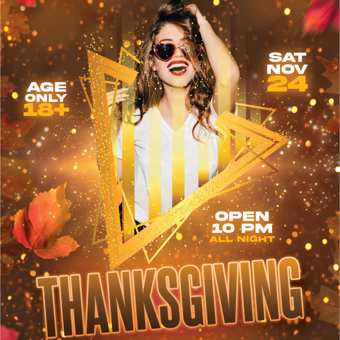 Thanksgiving Flyer Design cover image.