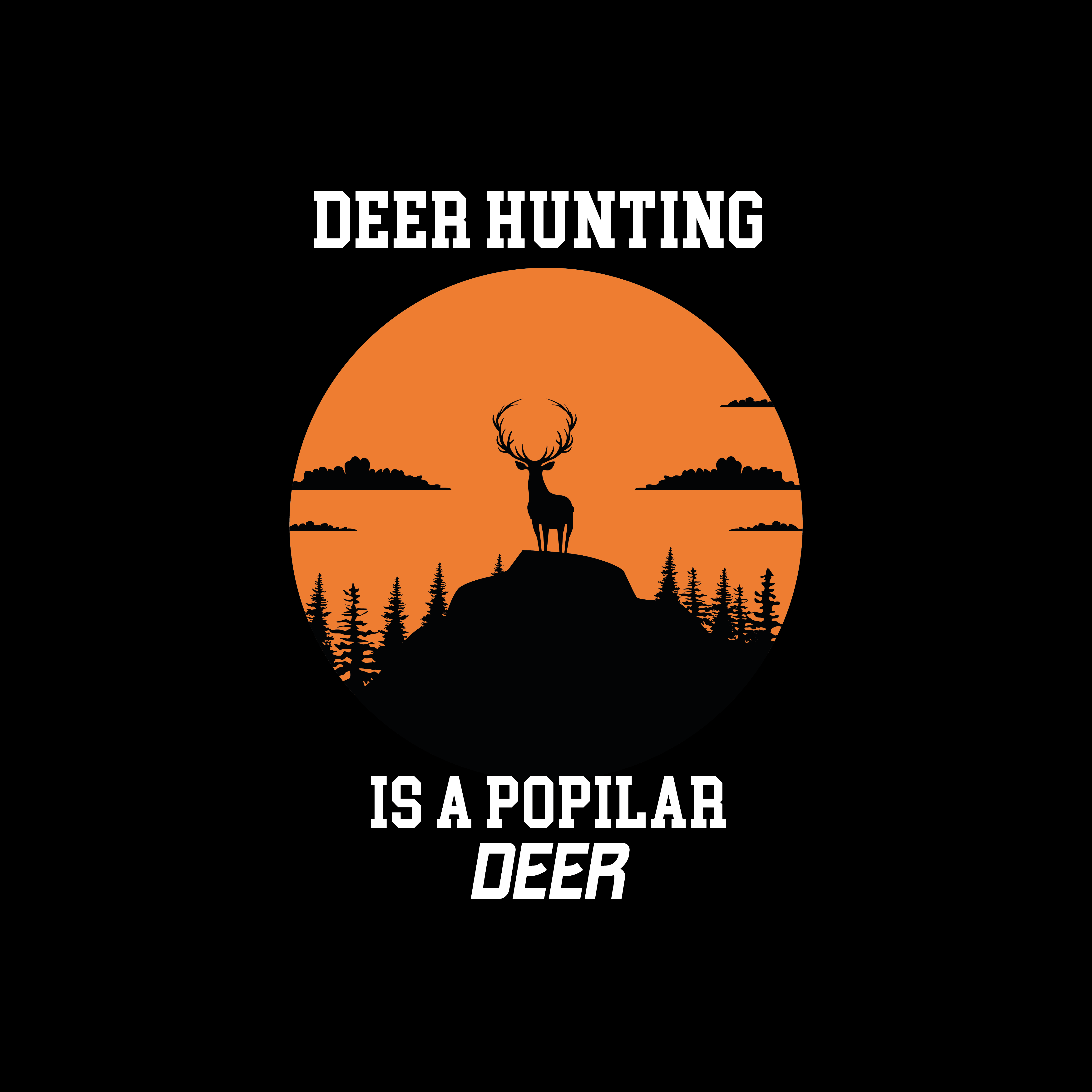 Deer Hunting Is A Popular Deer image preview.