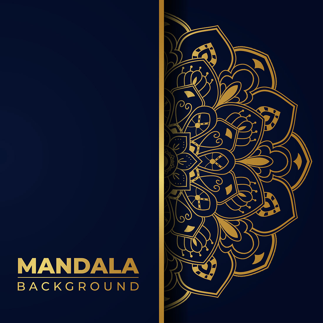 Luxury Mandala Design Background