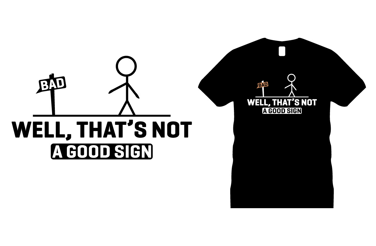 Funny Minimalist Motivational T-shirt Design.