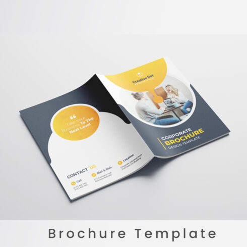 Corporate Brochure Template cover image.