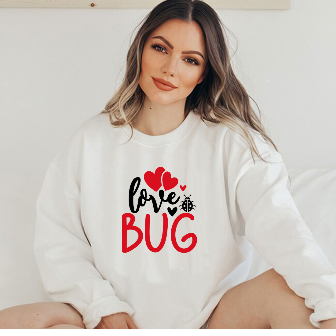T-shirt Love Bug SVG Designs Bundle preview image.