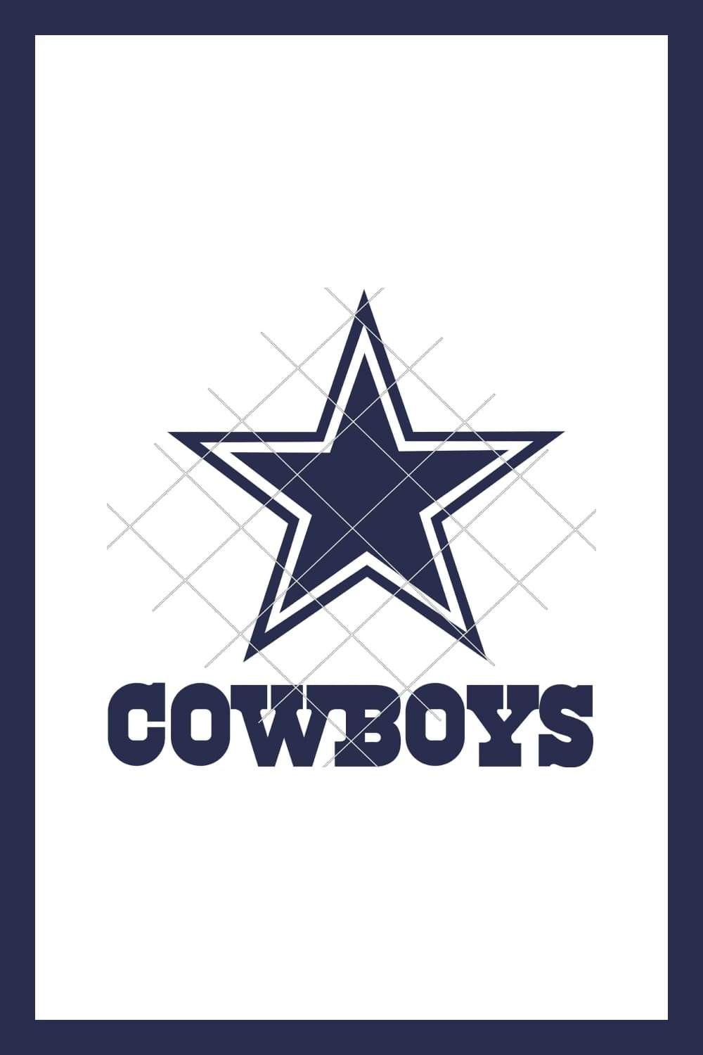 Blue Star of Dallas Cowboys.