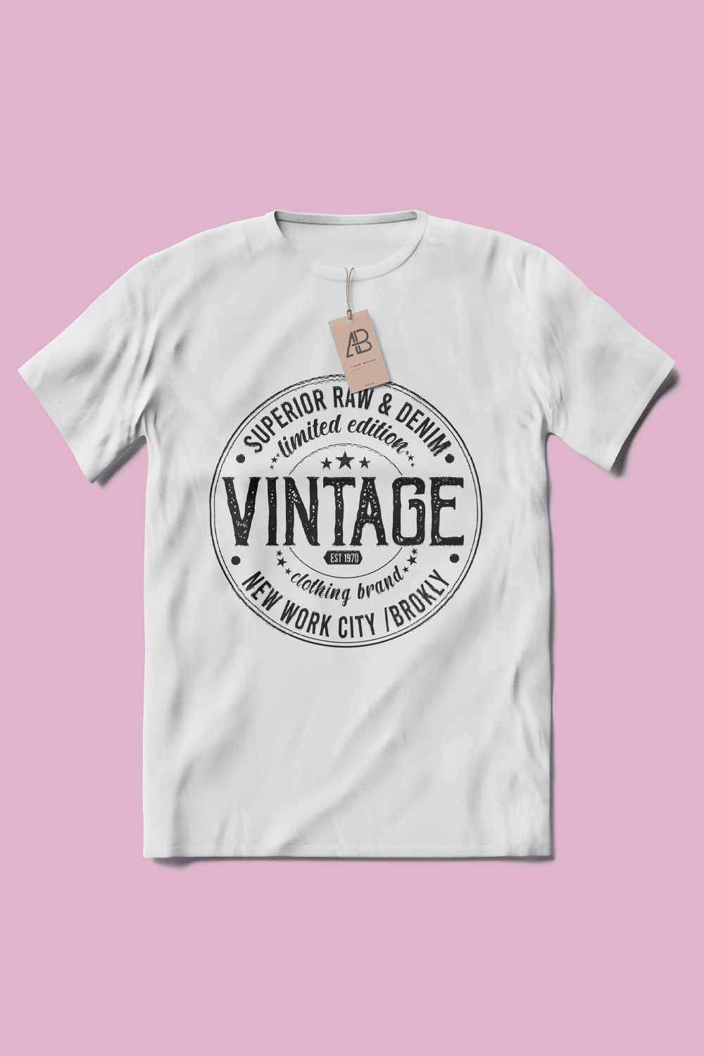 4 Vintage Car T-shirt Bundles Pinterest image.