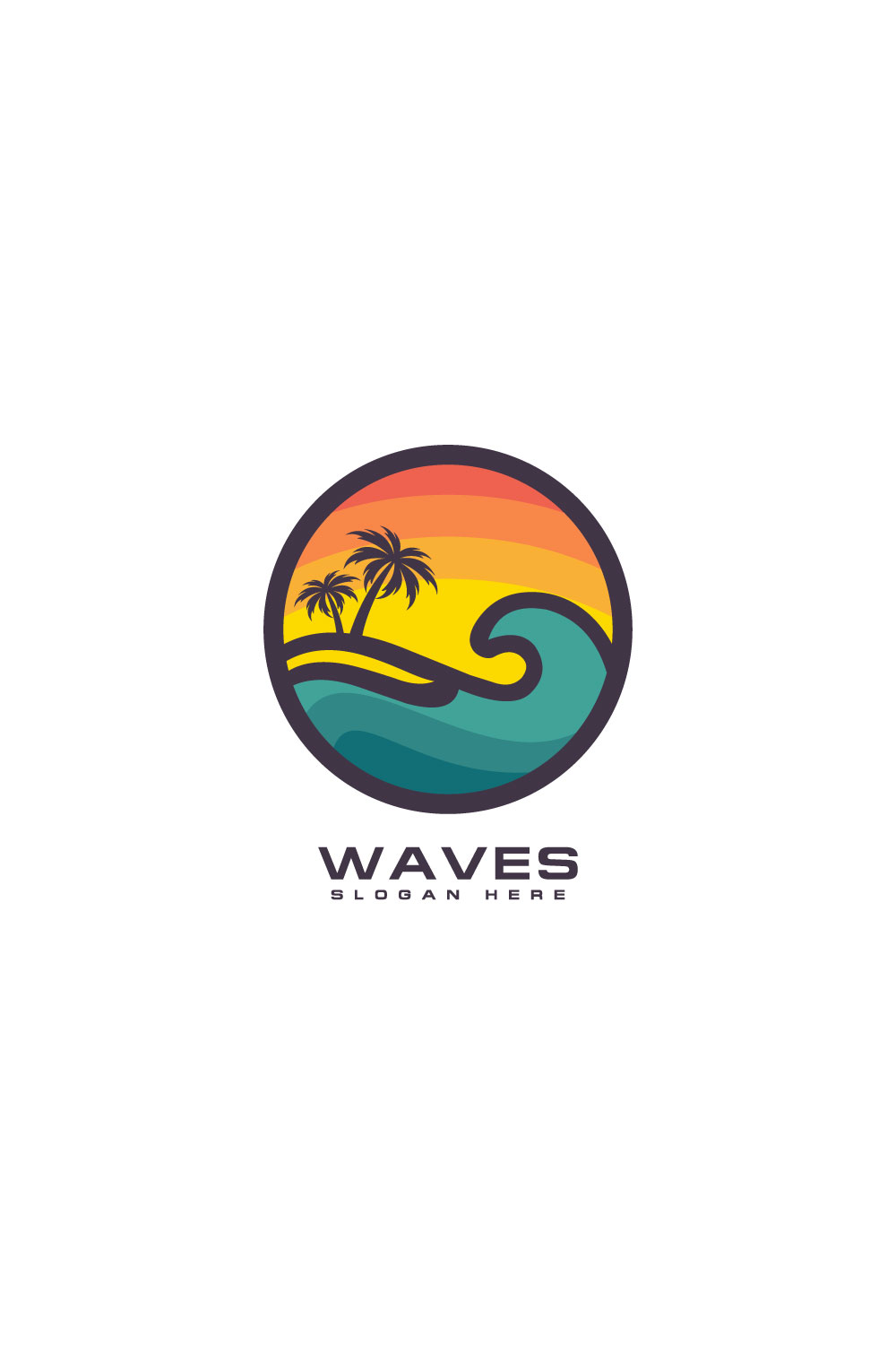 Wave Ocean Logo Vector - MasterBundles