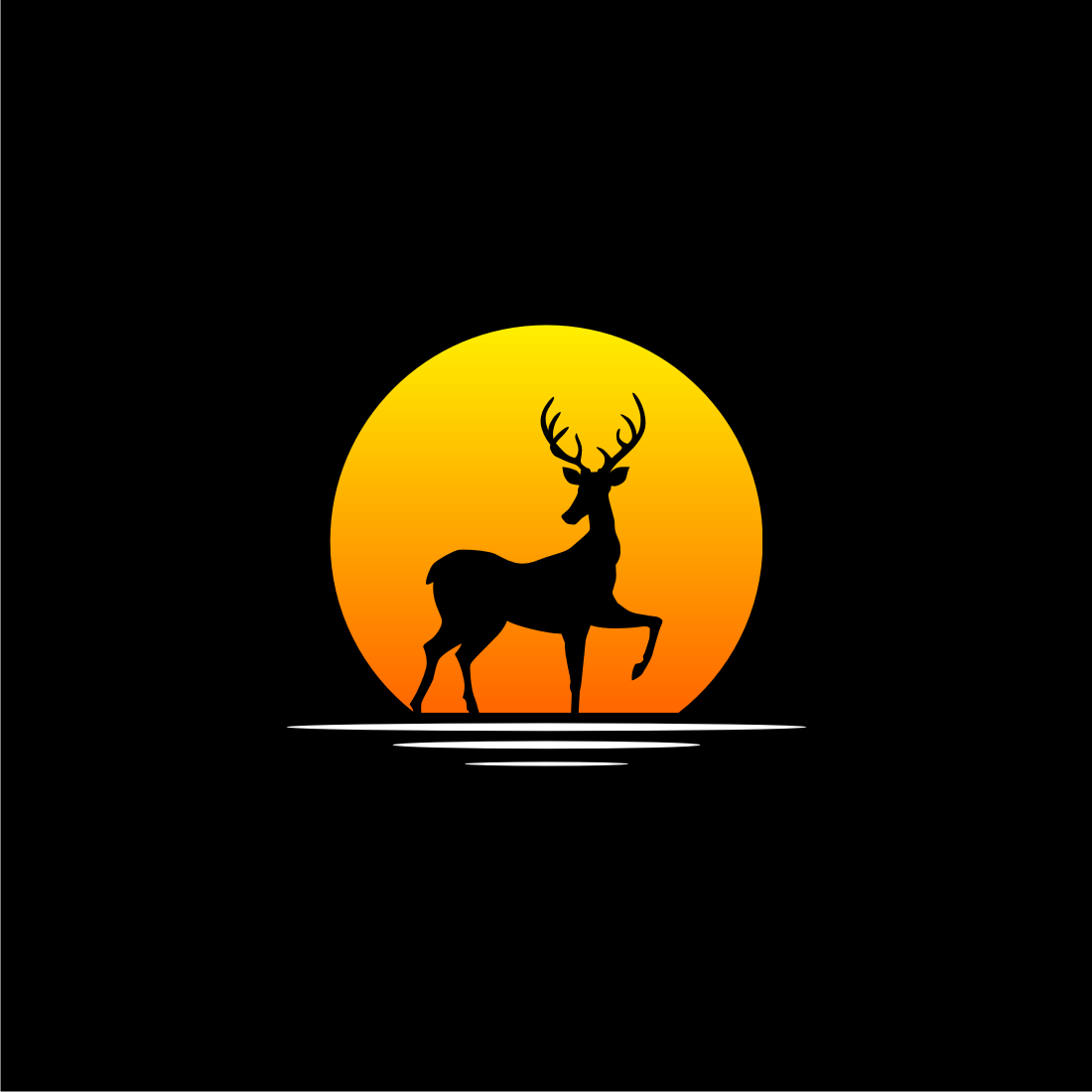 Deer Animal Logo Vector Design main cover