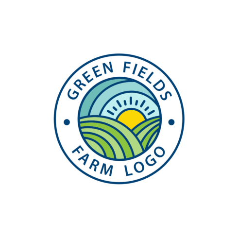 Green Fields Logo Vector main cover