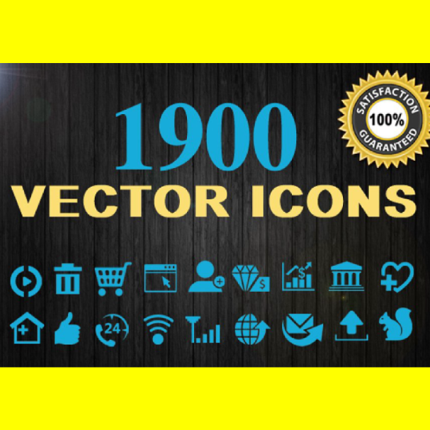 1900 vector icons main cover.
