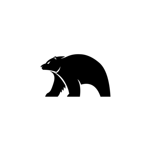 Bear Silhouette Logo Vector Animals main cover