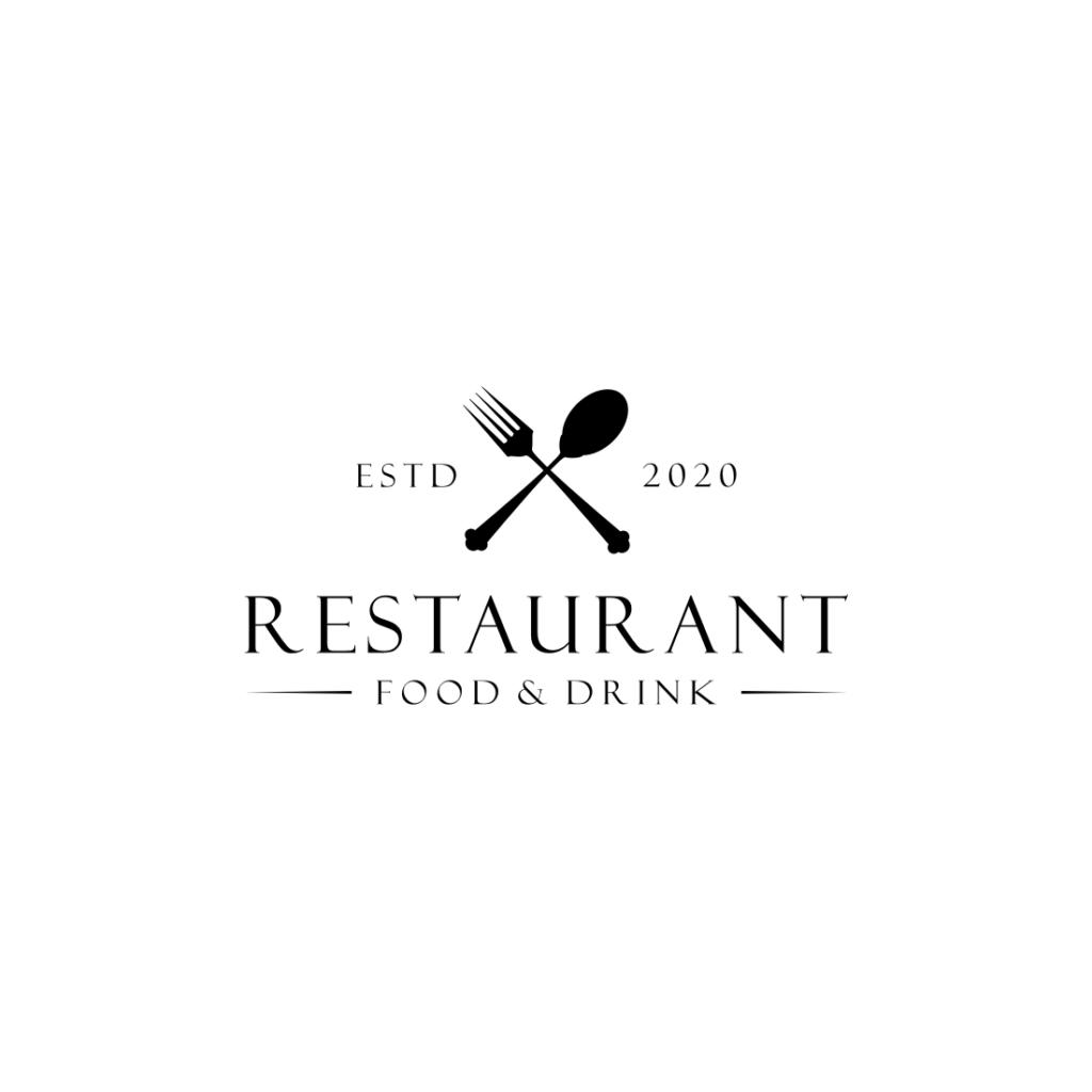 Spoon and Fork Restaurant Logo Vector MasterBundles