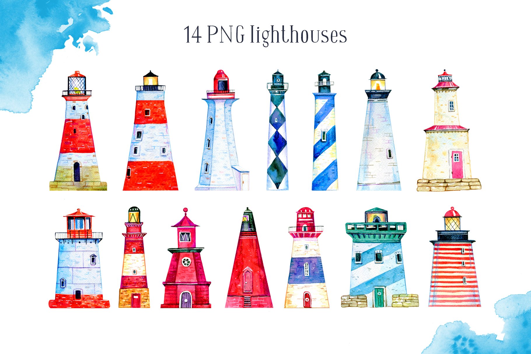 There are 14 PNG lighthouses.