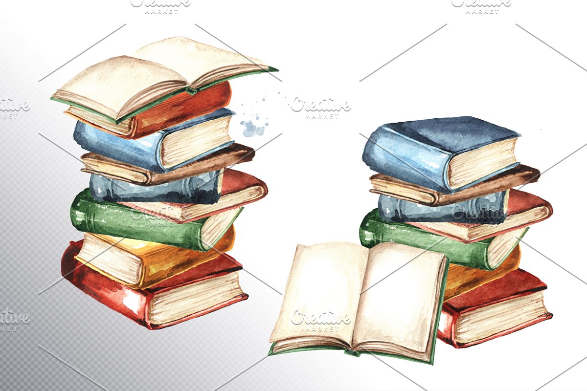 World Of Books. Watercolor Set preview.