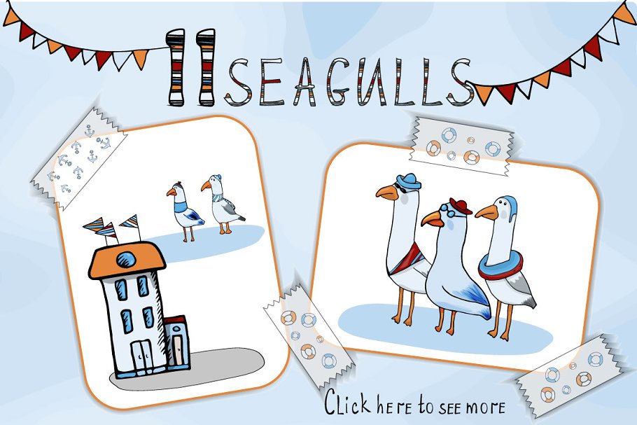 Funny seagulls pictures.