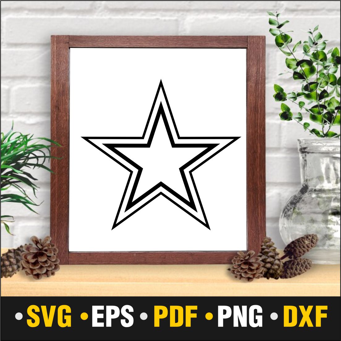 Dallas Cowboys SVG, PDF, PNG, DXF, EPS cover image.