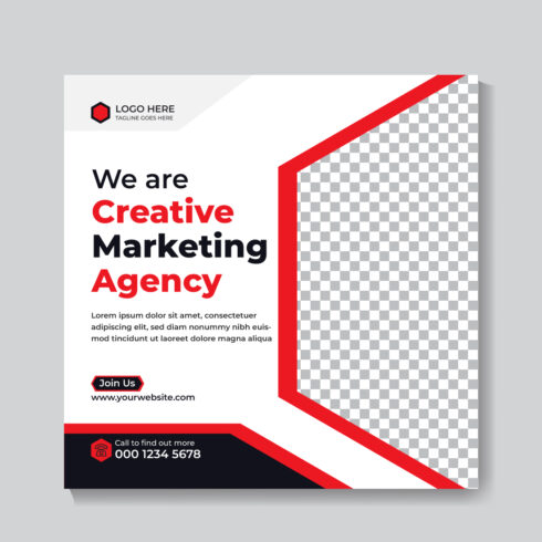 Corporate Digital Marketing Social Media Post Design Template main cover