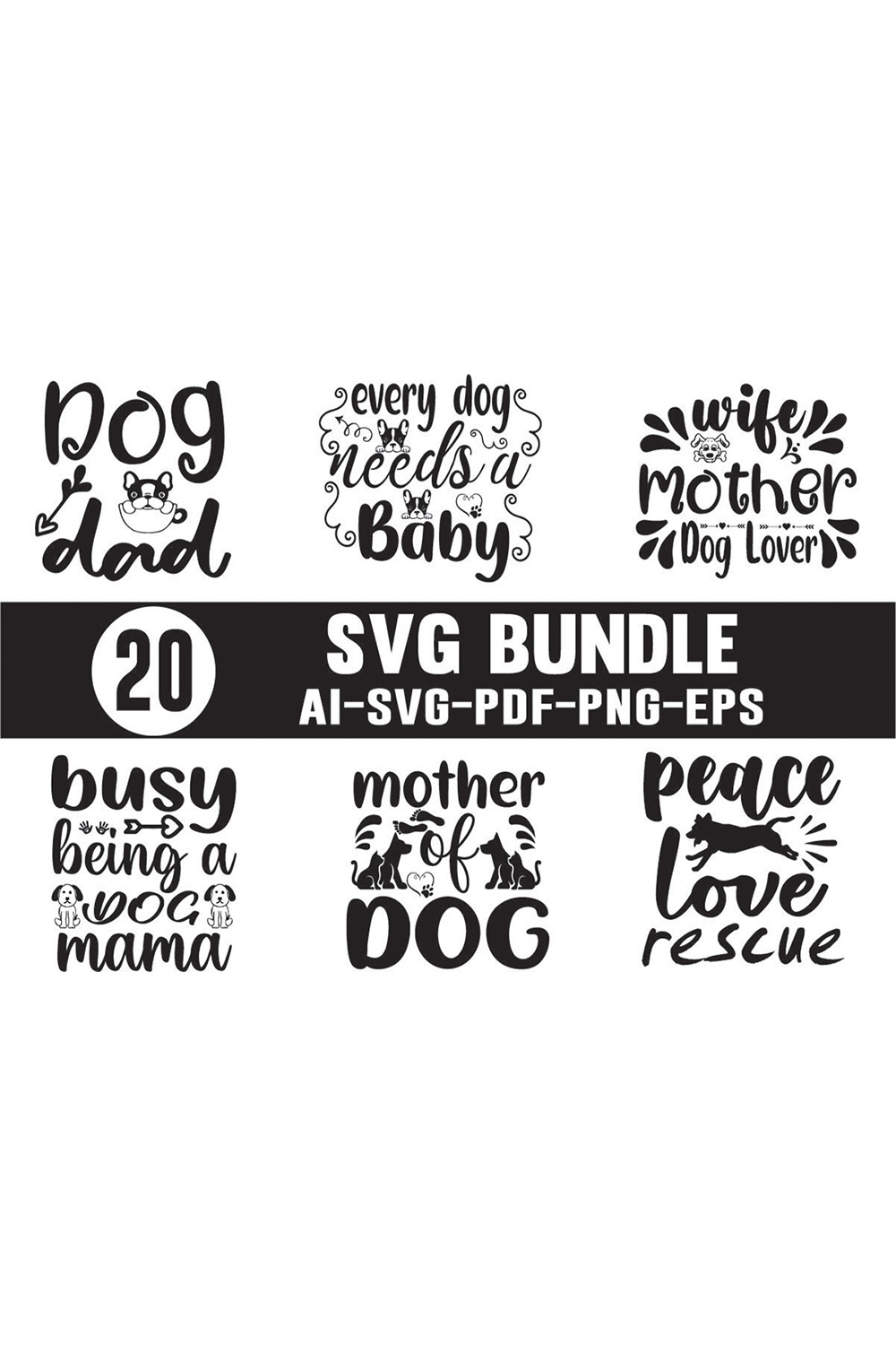 Bundle of svg bundle for mother's day.