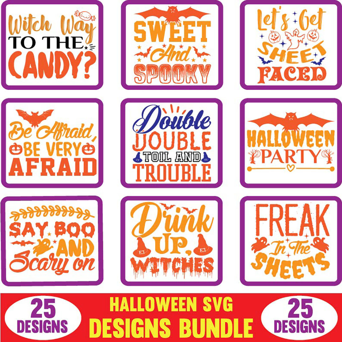 Halloween SVG Designs Bundle cover