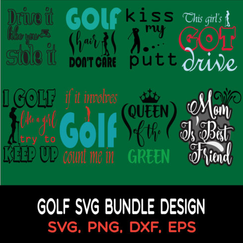 Typography SVG Bundle Design main cover.