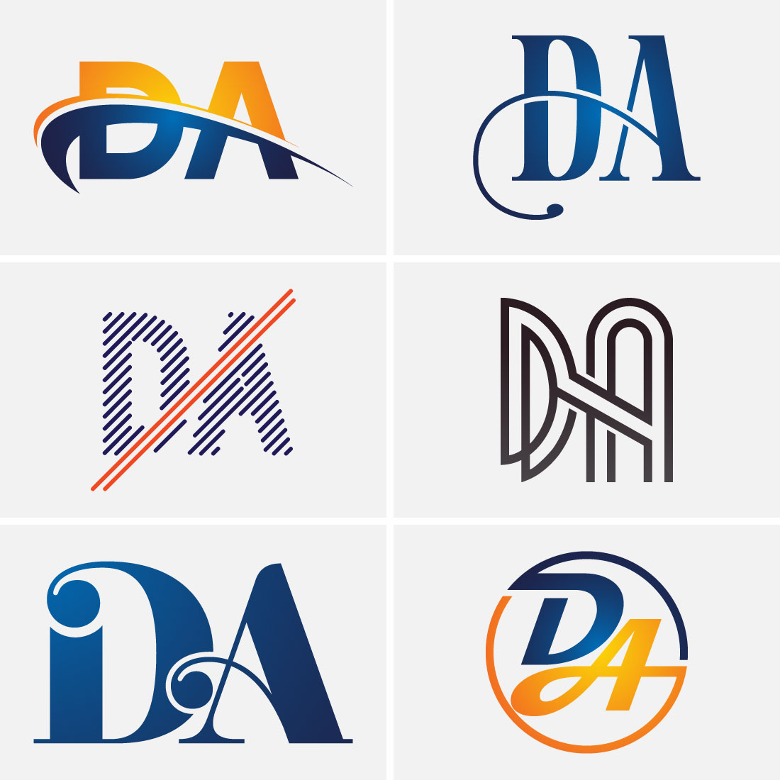 Initial Monogram Letter DA Logo Design Vector Template DA Letter - stock  vector 2137058 | Crushpixel