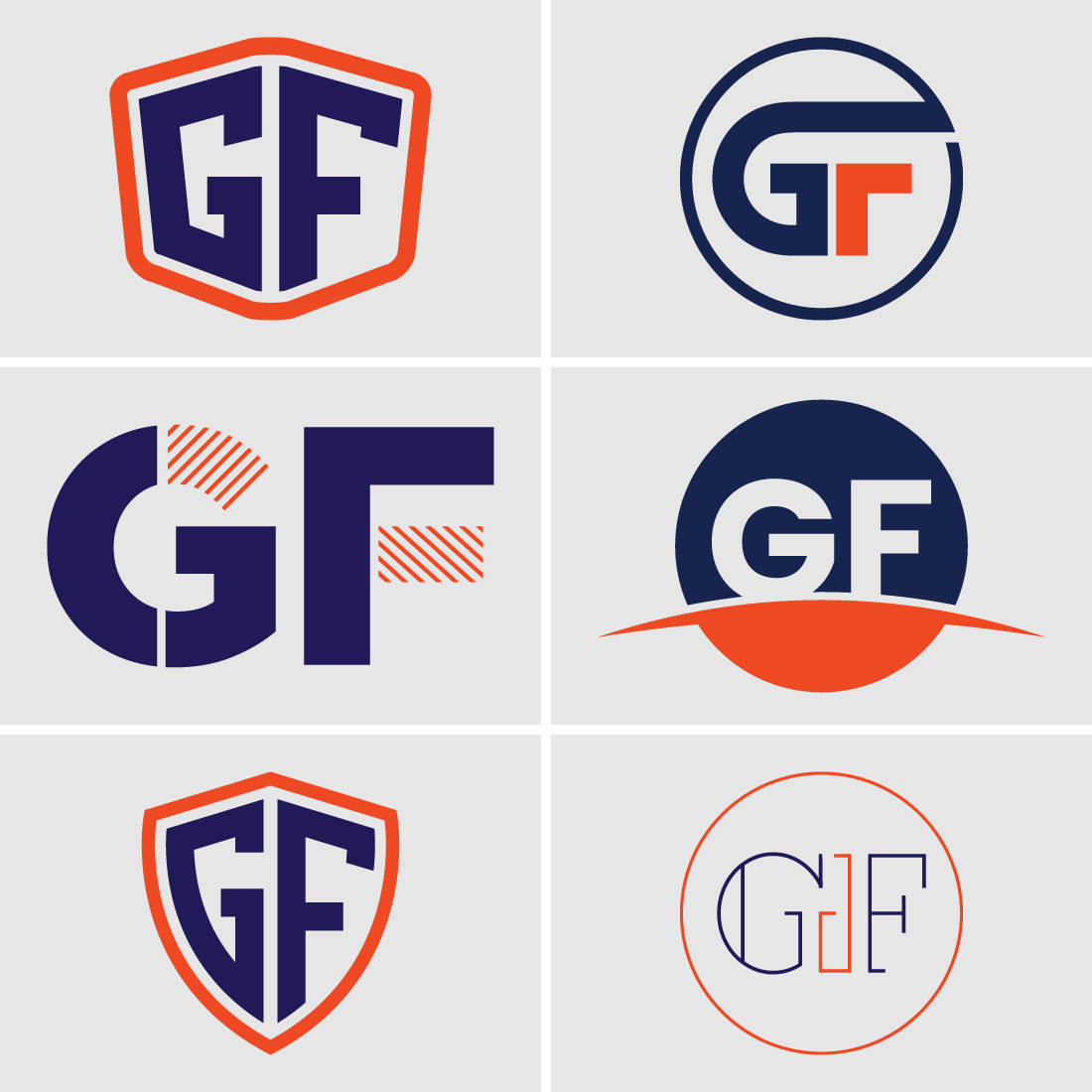 GF Letter Logo Design. Initial letters GF gaming's - stock vector 6123500 |  Crushpixel