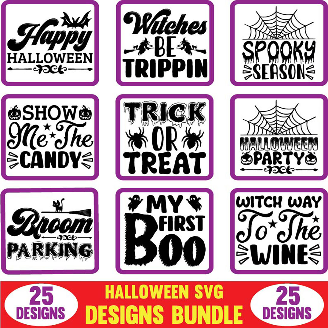 Halloween SVG Designs Bundle cover