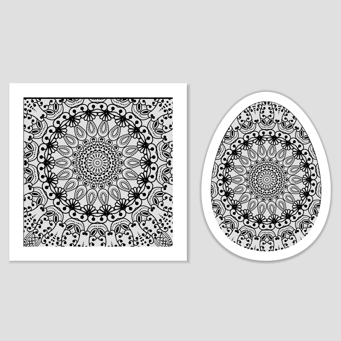 Mandala Banner Decorative Flower Mandala Background With Place For Text Cover.