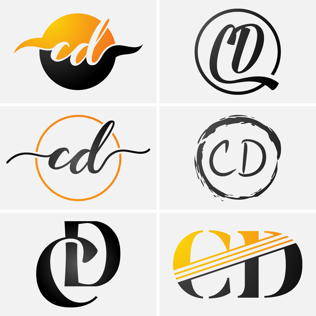 C D Initial Letter Logo Design, Graphic Alphabet Symbol for Corporate Business Identity cover image.
