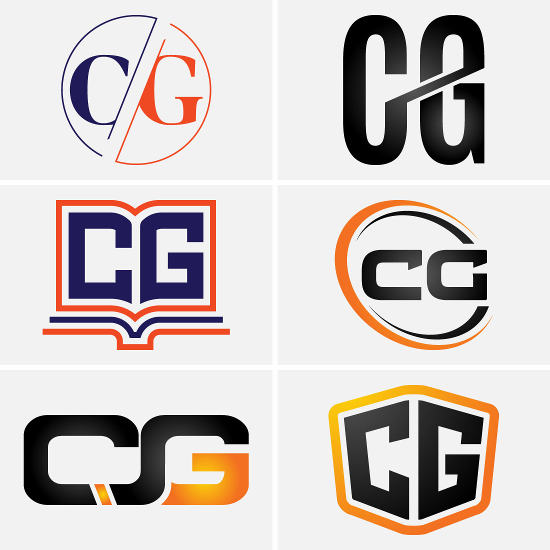 Initial Letter C G Logo Design Vector Graphic by makhondesign · Creative  Fabrica