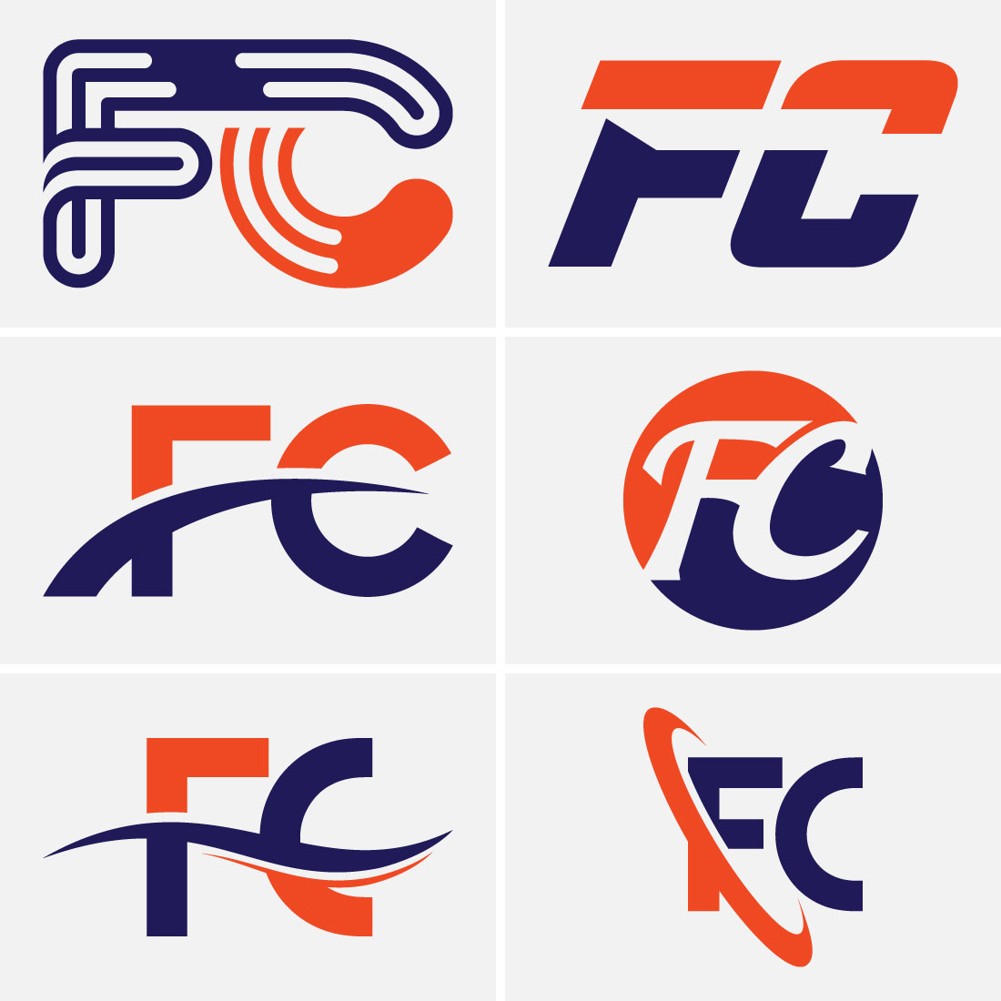 F C. FC Initial Letter Logo design vector template - Stock Photo #28239983  | PantherMedia Stock Agency